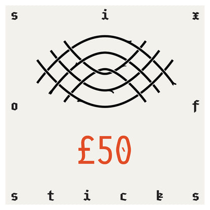 Six of Sticks Gift Card