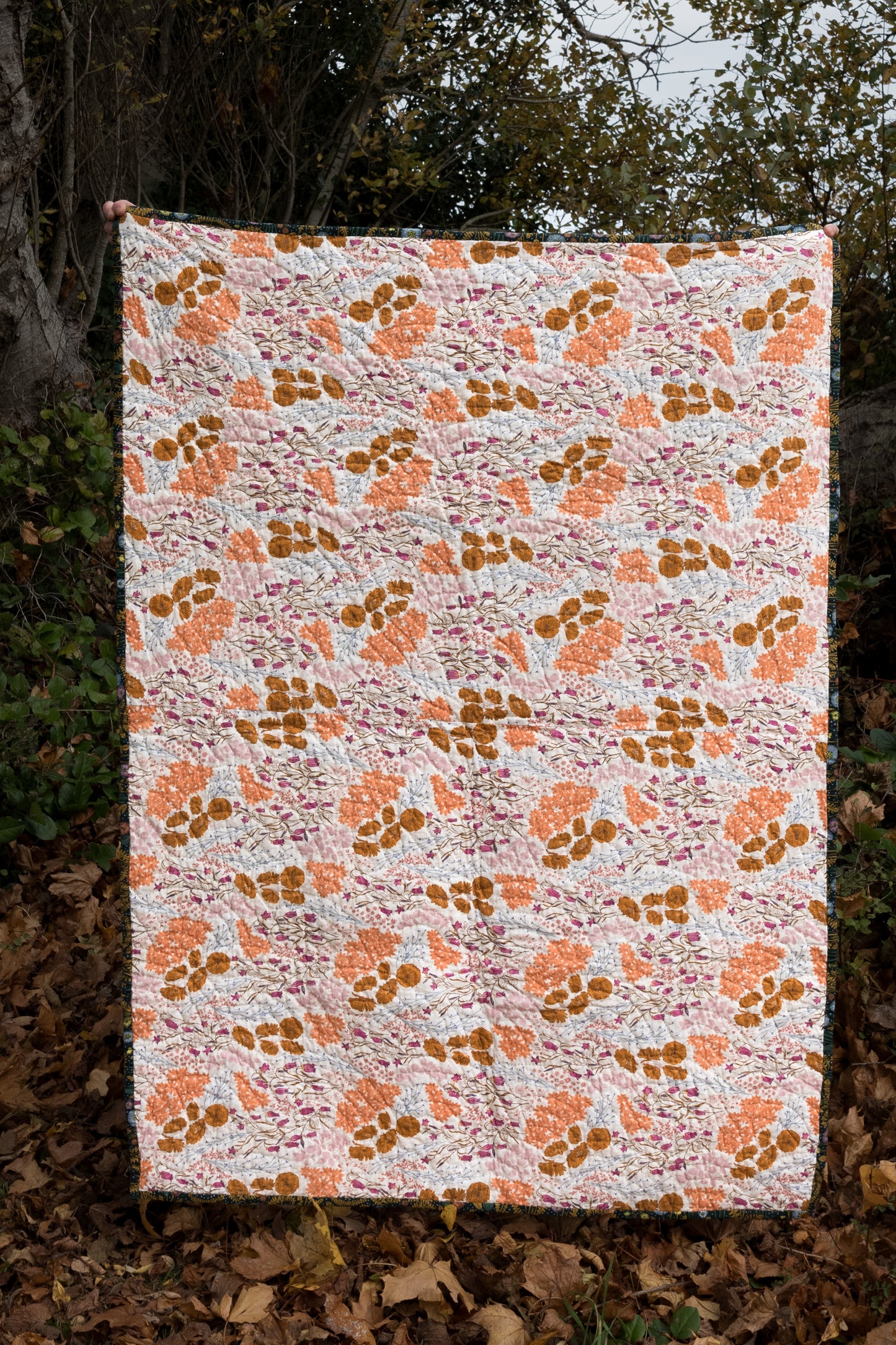 Handmade Quilt [fall garden]