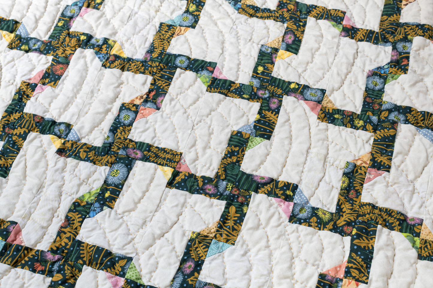Handmade Quilt [fall garden]