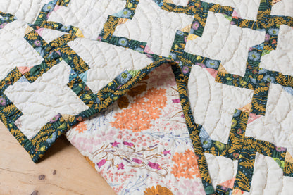 Handmade Quilt [fall garden]
